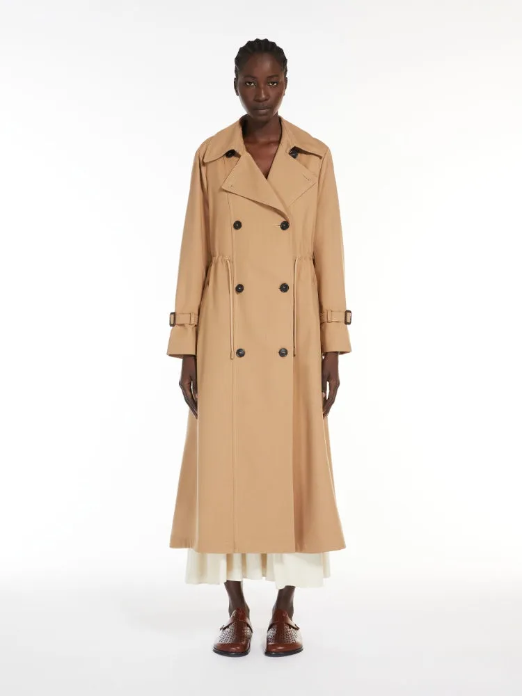 camel trench coat