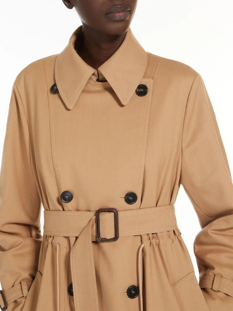 camel trench coat