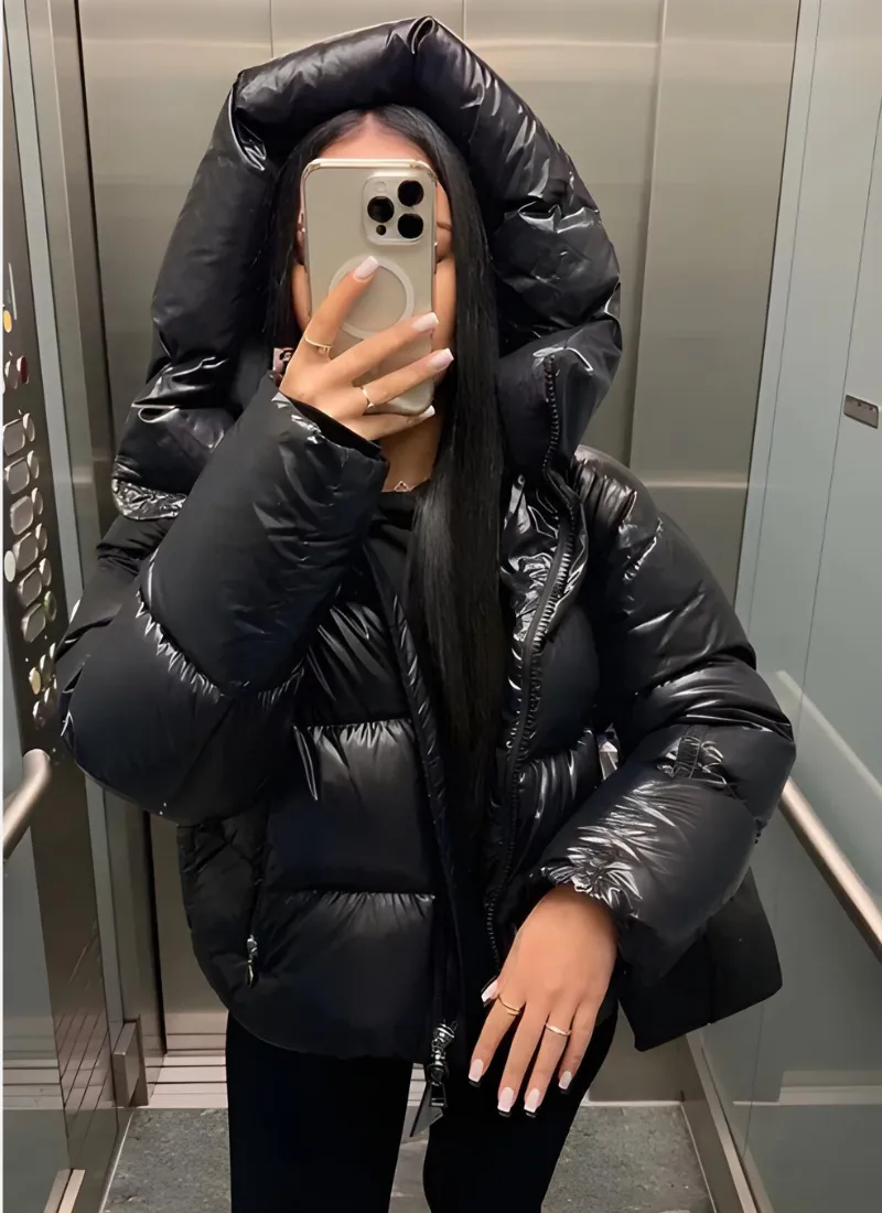 Dames Puffer Jacket - Warm, Lichtgewicht, Ideaal voor Winter en Outdoor Activiteiten | Waterafstotend en Ademend