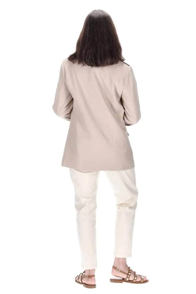 Emery Tailored Blazer Beige