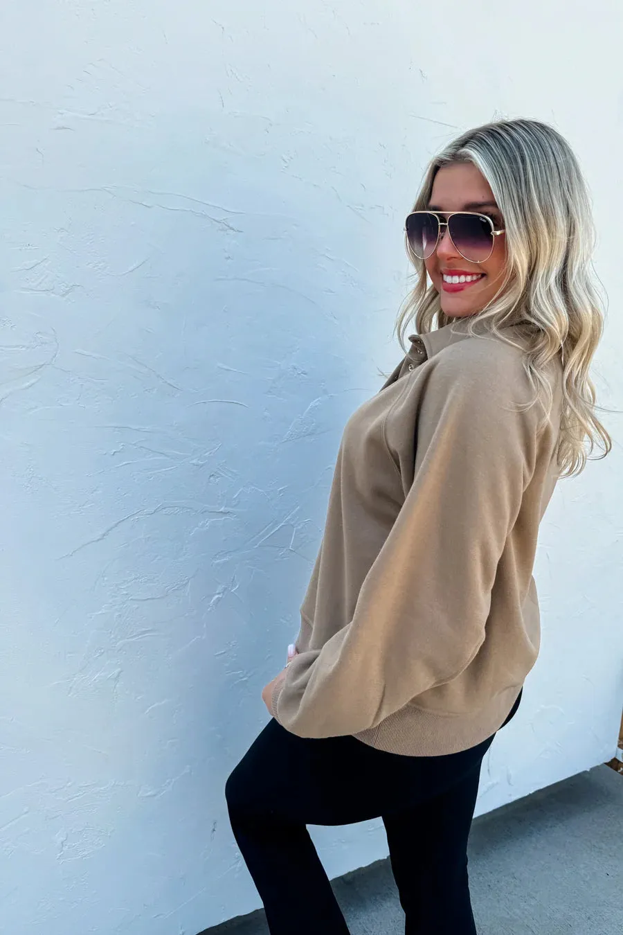 Laid Back Snap Button Pullover FINAL SALE
