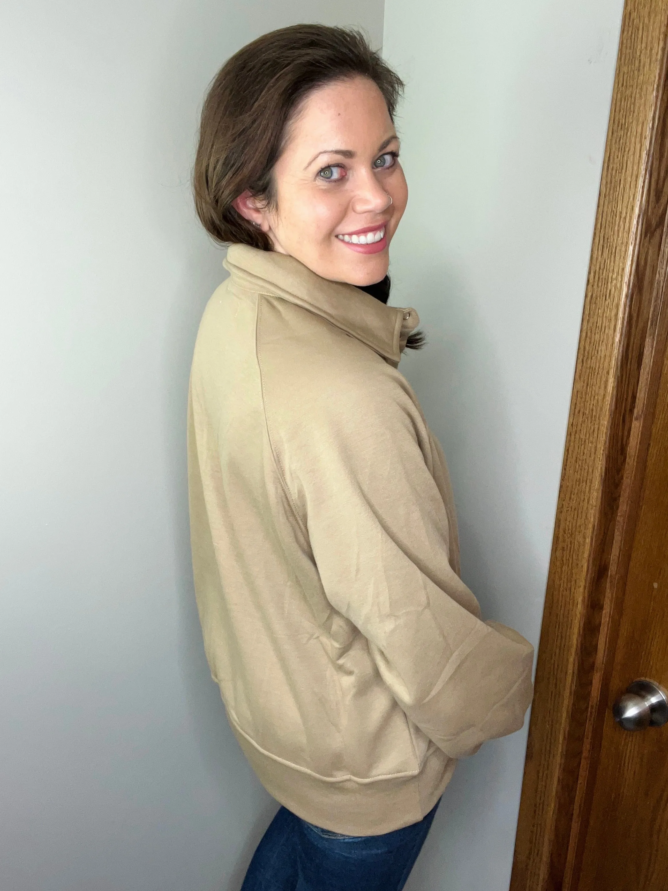 Laid Back Snap Button Pullover FINAL SALE