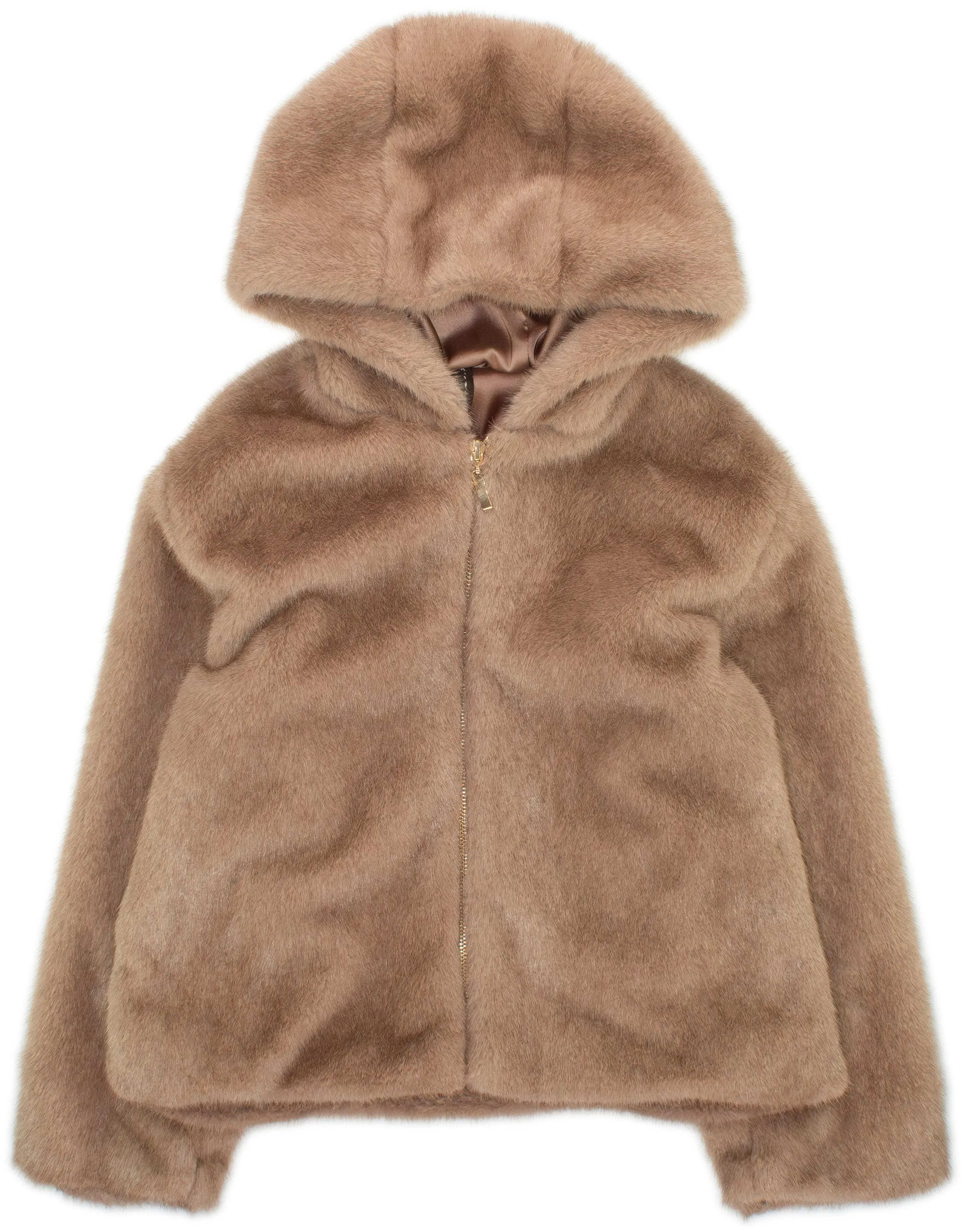 MANILA GRACE FAUX FUR COAT