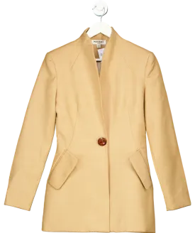Materiel Tbilisi Beige Tailored Blazer UK S