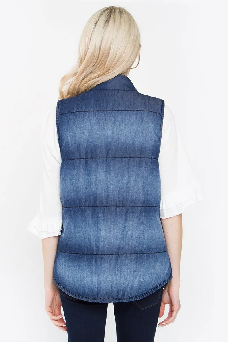 Stacy Chambray Vest