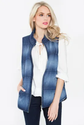 Stacy Chambray Vest
