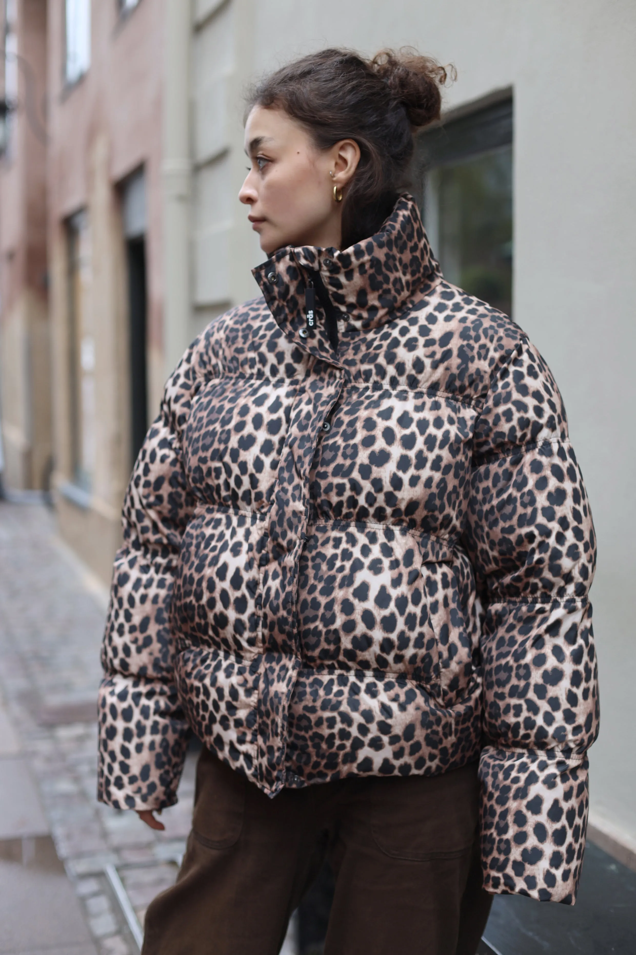 Valenciacras Puffer Jacket - Leo Tanned