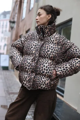 Valenciacras Puffer Jacket - Leo Tanned
